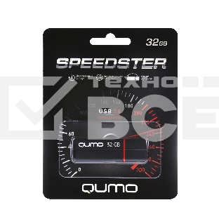 Флеш диск USB 3.0 QUMO 32GB Speedster QM32GUD3-SP-black