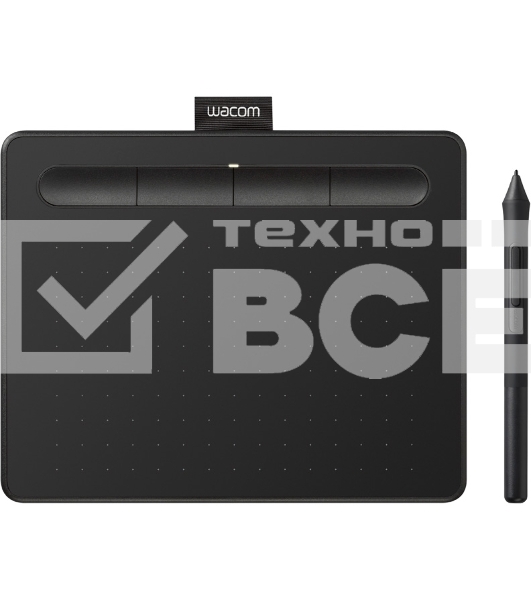 Планшет для рисования Wacom Intuos S Bluetooth CTL-4100WLK-N Bluetooth/USB черный