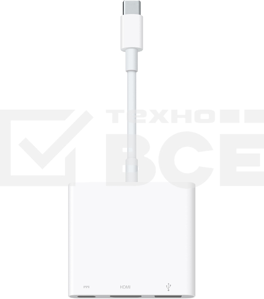 Многопортовый адаптер Apple USB-C Digital AV Multiport Adapter