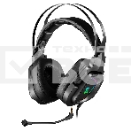Наушники с микрофоном A4Tech Bloody G570 черный/серый 2м мониторные USB оголовье (G570 USB/ BLACK + GREY), фото 1
