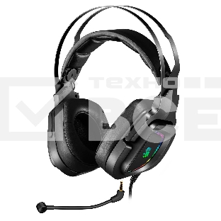 Наушники с микрофоном A4Tech Bloody G570 черный/серый 2м мониторные USB оголовье (G570 USB/ BLACK + GREY)