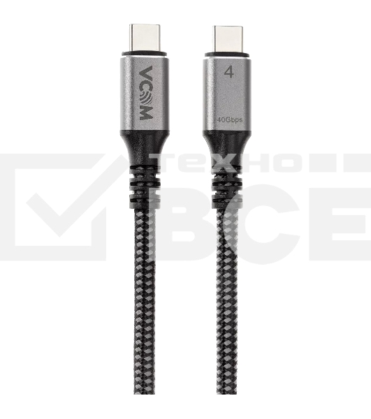 Кабель Thuderbolt4/ USB4 Type C, 5K@60Hz, 40GBps, PD 100W, 5A, VCOM, 1.2м <CU540M-1.2M>