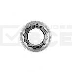 Головка торцевая, 15 мм, 12-гранная, CrV,под квадрат 1/2