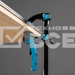 Струбцина реечная Gross быстрозажимная, металлический корпус, рычажный храповый механизм, 12