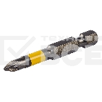 Набор бит комбинированный 3 шт., PZ1, PZ2, PZ3, 50 мм, сталь S2 Denzel, фото9