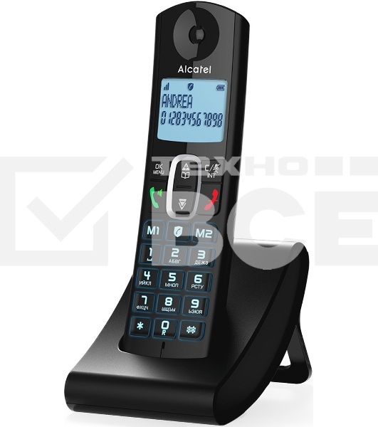 Радиотелефон ALCATEL F685 черный
