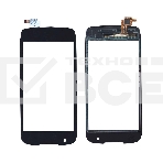 Сенсорное стекло (тачскрин) для Fly IQ4405 Quad EVO Chic 1, черное, фото3