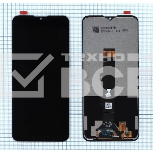 Дисплей для Motorola G30 черный