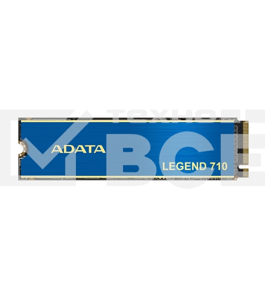 Накопитель SSD ADATA LEGEND 710, 1Tb, PCIe 3.0 x4, M.2 2280, NVMe, R/W 2400/1800, с радиатором