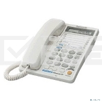 Телефон проводной Panasonic KX-TS2368RUW белый {2 линии, конференц-связь, спикер., 30 номеров памяти, ЖКД, Flash, часы }, фото2