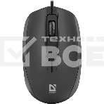 Мышь проводная Defender Alpha MB-507 черный, 1000 dpi, USB, кнопки - 3, фото5