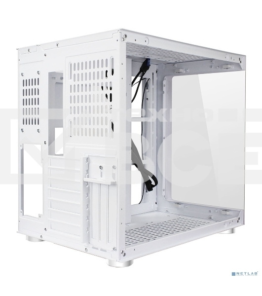 Компьютерный корпус Ginzzu V580 RGb подсветка, закаленное стекло 1хUSB 3.0,1хUSB 2.0, AU белый ATX