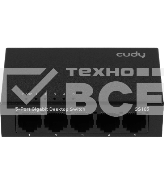 Коммутатор Cudy GS105 (L2) 5x1Гбит/с неуправляемый