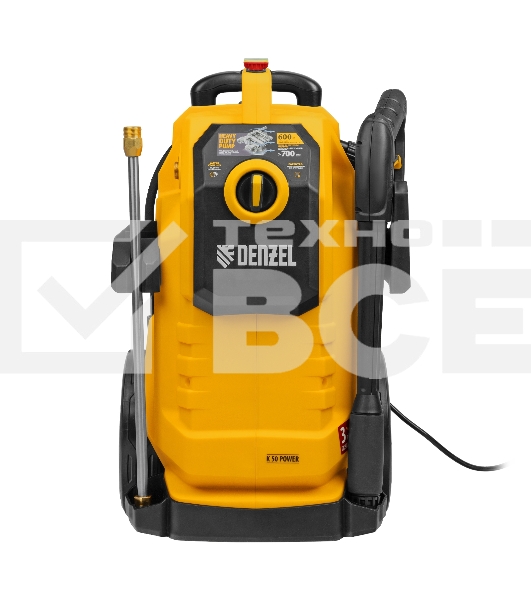Моечная машина высокого давления K 50 Power, 2100 Вт, 150 бар, 600 л/ч, асинх. двиг. Denzel