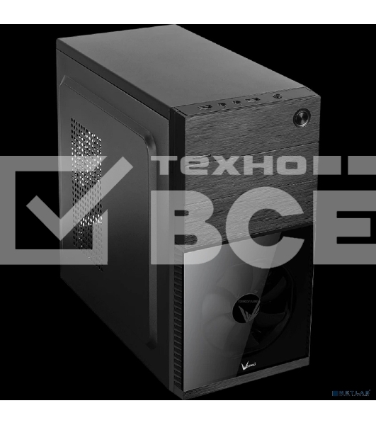 Компьютерный корпус Aerocool / Formula Cs-105, mATX, без БП, 187x361x355мм (ШxГxВ), USB 3.0 x1, USB 2.0 x1, металл 0,5мм, 120-мм вентилятор в комплекте, черный