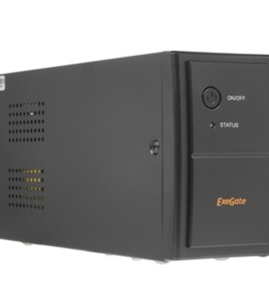Источник бесперебойного питания ExeGate Power NB-600.LED.AVR.4C13 (600VA/360W, LED, AVR, 4*C13, батарея 12V 7.2Ah, Black)