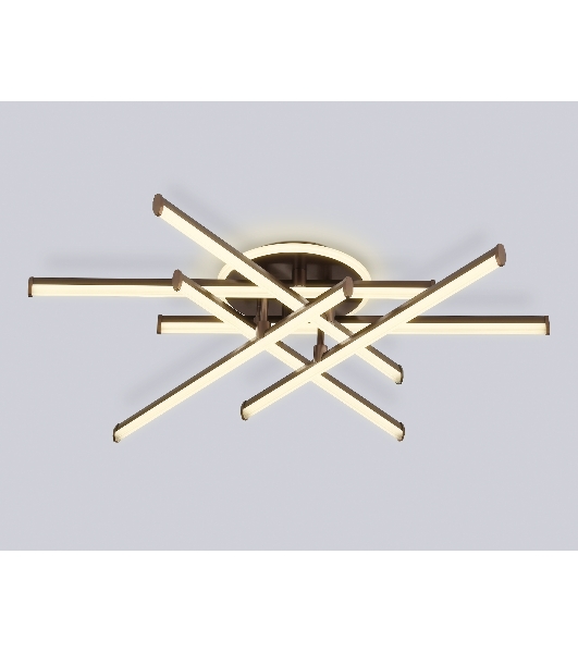 Потолочный светодиодный светильник Ambrella light FL6253 CF кофе 97W 3000K-6400K 805*760*170 (ПДУ ИК)