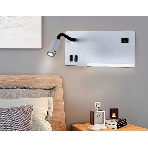 Настенный светодиодный светильник Ambrella light FW292 GR/BK серый/черный LED 4200K 5W+3W 260*150*110, фото3