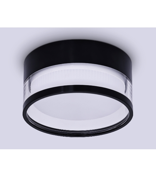 Светильник Ambrella light TN5506 SBK/CL черный песок/прозрачный GX53 D85*43