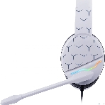 Гарнитура Oklick HS-L710G белый/чёрный, проводная, USB, подсветка, фото10