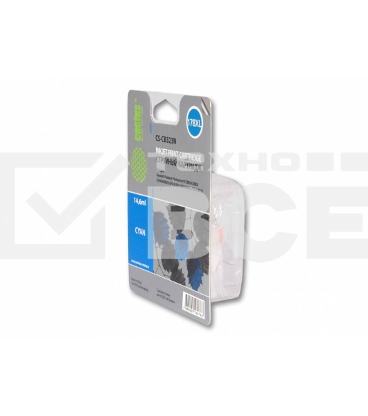 Картридж струйный Cactus CS-CB323N №178XL голубой (14.6 мл.) для HP PS B8553/C5383/C6383/D5463/5510