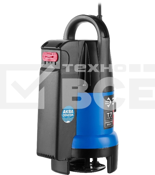 Насос ЗУБР НПГ-Т7-550 т7 аквасенсор погружн дренаж. для грязн водыd частиц до 35мм 550Вт датчик ур