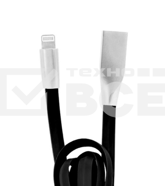Кабель USB ACD-Infinity Lightning ~ USB-A TPE, 1.2м, черный (ACD-U922-P5B)