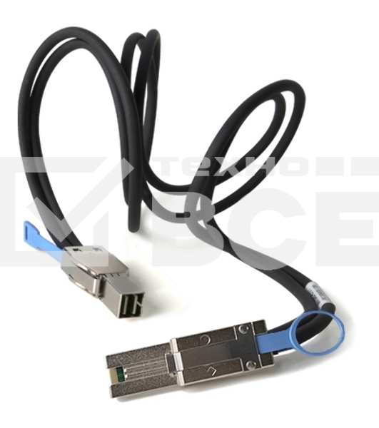 Кабель данных SAS LSI CBL-SFF8644-8088-60M,  6m (LSI00338) длина 6м,наконечники: SFF8644(контроллер)-SFF8088(внеш.устройство)