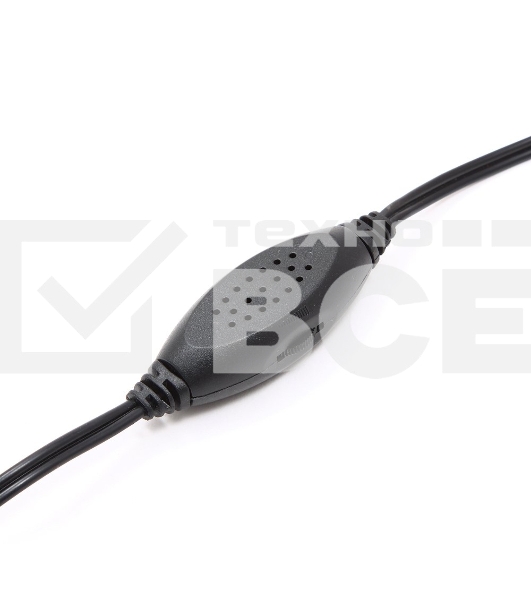 Колонки Gembird SPK-203, черный МДФ,2х3 Вт, регулятор громкости, USB