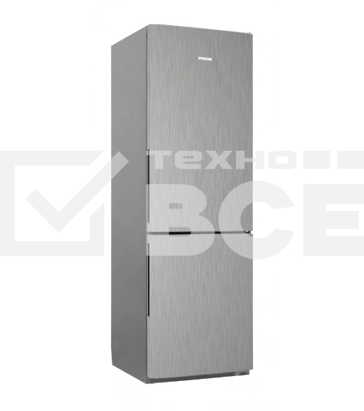 Холодильник Pozis RK FNF-170 серебристый металлик двухкамерный 220/94 л морозилка снизу