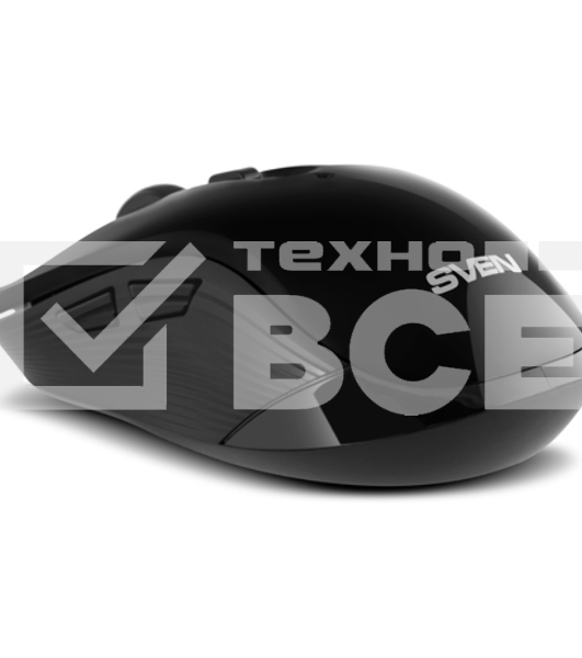 Мышь проводная SVEN RX-520S черный, 3200 dpi, USB, кнопки - 6