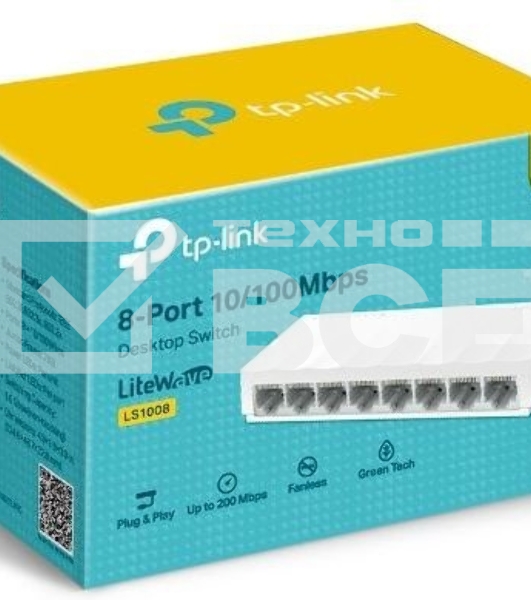 Коммутатор TP-Link LS1008 8x100Mb неуправляемый