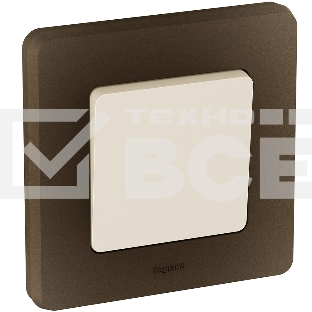 Рамка 1 пост бронза Inspiria