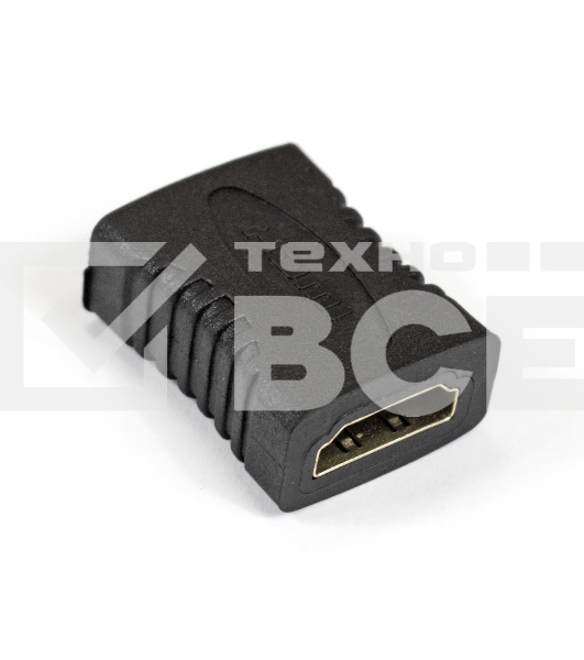 Переходник Exegate EX284925RUS HDMI-HDMI EX-HDMI-FFC (19F/19F, позолоченные контакты)
