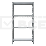 Стеллаж Практик ES пол.:4 разборная 1450x750x300мм серый, фото7