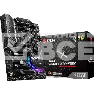 Материнская плата MSI MAG B550 TOMAHAWK MAX WIFI, AM4, AMD B550, 4xDDR4, 6xSATA, 2xM.2, 1xPCI-E 4.0 x16, 1xPCI-E 3.0 x4, 2xPCI-E x1, 1xHDMI, 1xDP, 1x 2.5Gb LAN, 2xUSB-A 2.0, 2xUSB-A 3.2 Gen 1, 1xUSB-A 3.2 Gen 2, 1xUSB-C 3.2 Gen 2, 5x3.5 мм, 7.1, ATX