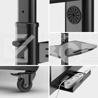 Стойка ONKRON TS1891 черный