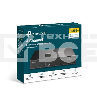 Сетевой видеорегистратор 4 Channel PoE Network Video Recorder
