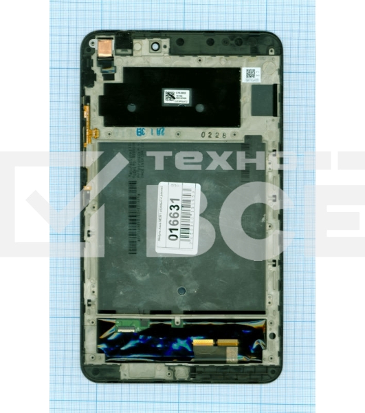Модуль (матрица + тачскрин) для Asus MeMO Pad 8 ME581 розовый с рамкой
