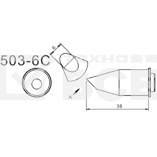 Жало для паяльника Quick 503-6C