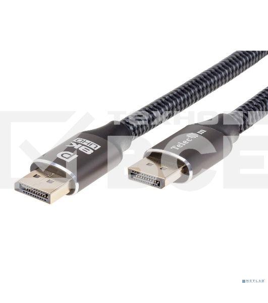 Кабель соединительный DP-DP 1.4V 8K@60Hz  2м, Telecom Pro <TCG750-2M>