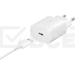 Сетевое зарядное устройство Samsung Adapter 25W Type C с кабелем белый (EP-TA800XWEGWW), фото3