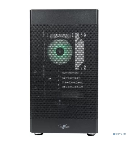 Компьютерный корпус mATX Eurocase M08 ARGB черный без БП закаленное стекло USB 3.0