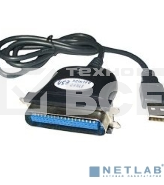 Переходник Gembird Конвертер Bitronics ->USB порт CUM-360, C36M/USBAM, 1.8м, блистер CUM-360