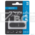 Флешка USB Maxvi P1 (FD16GBUSB20C10P1 black), 16Gb, USB 2.0, R/W 12/5, черный, фото5