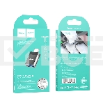 Переходник USB3.0 OTG Hoco Type-C(M)/AF, UA17, черный, коробка, фото 1