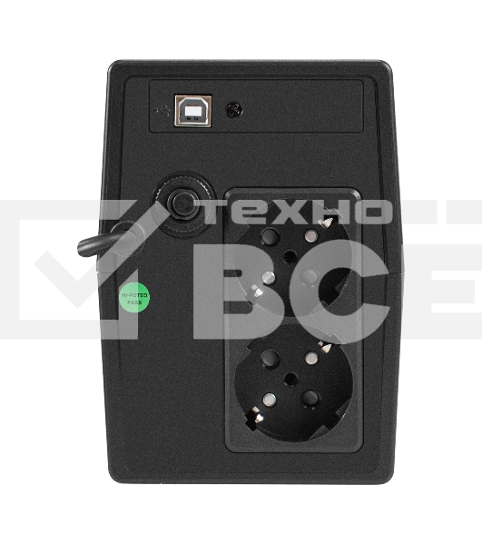 Источник бесперебойного питания ExeGate Smart LB-850.LCD.AVR.2SH.USB (850VA/510W, LCD, AVR, 2*Schuko, USB, батарея 12V 9Ah, черный)