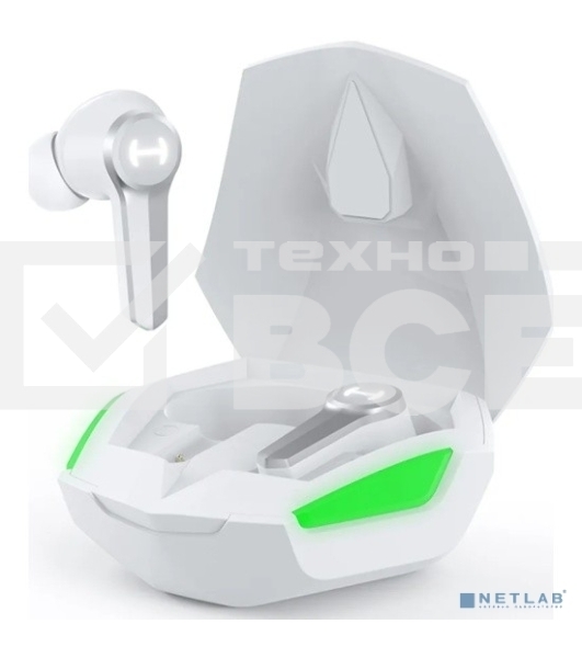 Наушники TWS Edifier GT4 белый, внутриканальные, Bluetooth, до 7 ч