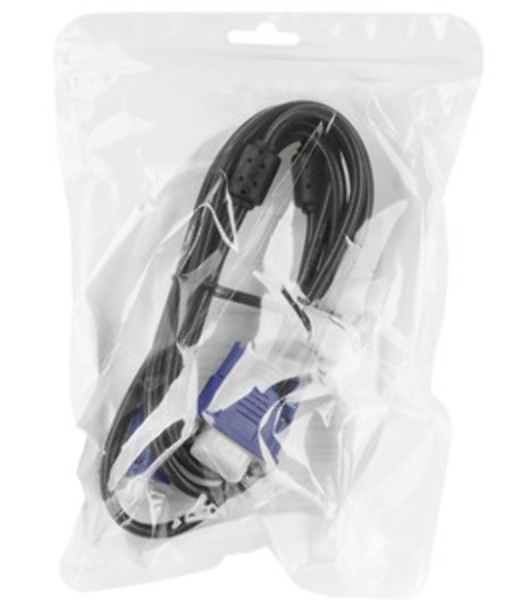 Кабель VGA Pro Cablexpert CC-PVGA-1.8M, 15M/15M, 1.8м, экран, феррит. кольца, пакет
