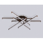 Потолочный светодиодный светильник Ambrella light FL6253 CF кофе 97W 3000K-6400K 805*760*170 (ПДУ ИК), фото3